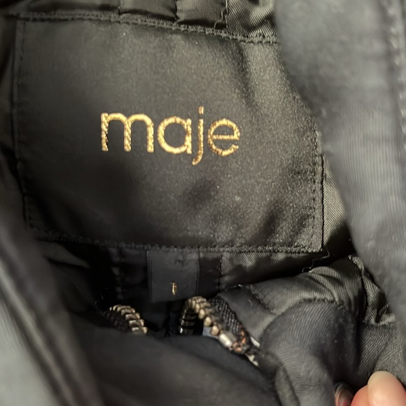 Maje Gipsy Two Tone Padded Parka - Picture 4 of 8